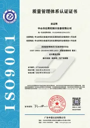 ISO 9001:2015 Quality Management System Certification